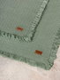 Mijölnir Juego de alfombrillas de baño de algodón, Verde